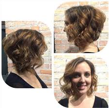 Angled bob haircut for 2019. Short Angled Curly Bob Haircut Novocom Top