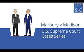 John marshall in marbury versus madison said this is different. Marbury V Madison 1803 Academy 4sc