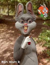 Then we came to what i called the pièce de résistance of our trip, which was assassinating bugs bunny. Miguel Vasquez 3d Bugs Bunny Facebook