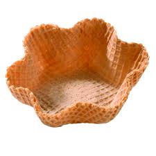 Gaufrette En Forme De Tulipe Pour Garnitures Sucrees Tulipe Coupelle Gaufrette