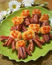 Resep Sosis Gurita Bentuknya Lucu Dan Enak Resep Sosis Makanan Dan Minuman Resep