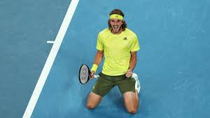 Mikael ymer's press conference following his second round victory against carlos alcaraz at the 2021 australian open. Australian Open Tsitsipas Gewinnt Griechisches Duell Gegen Kokkinakis In Funf Satzen Eurosport