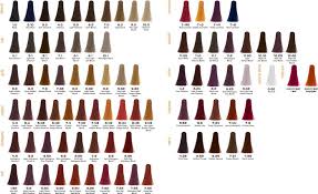 Tattoo Riyani Hair Color Swatches Chart