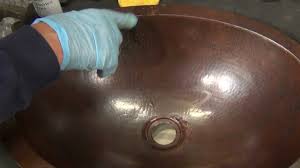 copper sink patina repair youtube