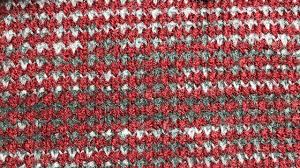 point pied de poule au crochet tunisien غرزة كروشيه رجل الدجاجة بالكروشي knitted scarf crochet knitted