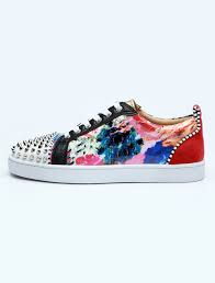 95 list price $28.52 $ 28. Mens Low Top Sneakers Floral Print Skateboard Shoes With Rivets Milanoo Com