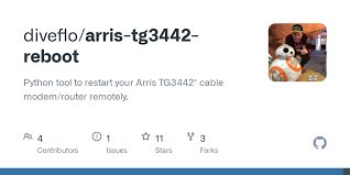 Click here to auto detect your router ip. Github Diveflo Arris Tg3442 Reboot Python Tool To Restart Your Arris Tg3442 Cable Modem Router Remotely