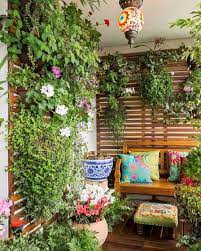 Pin By Suchitra Shah On Garden Balcony Decor Outdoor Floor Cushions Vertical Garden