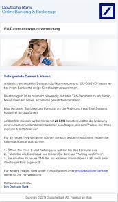 Als deutsche bank kunde steht ihnen infoservices ergänzend zu unseren produkten kostenlos zur verfügung. Deutsche Bank Phishing Mail Informationen Zu Ihrem Bankkonto