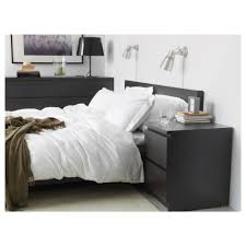 Malm 2 Drawer Chest Black Brown 15 3 4x21 5 8 40x55 Cm Structure De Lit Ikea Lit Malm Cadre De Lit Malm