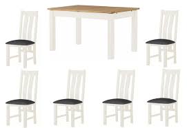 Check spelling or type a new query. Portland White Extending Dining Table 6 Chairs Set George Street Furnishers