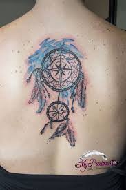 Dream catcher tattoo design in color. Water Color Tattoo 139 Watercolor Tattoo Tattoos Dream Catcher Tattoo Design