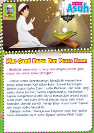 Puasa qadha atau puasa pengganti adalah puasa yang dilaksanakan sebagai ganti puasa yang ditinggalkan pada bulan ramadhan. Niat Puasa Enam Dan Puasa Ganti Sekali