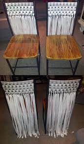 woven chair backs use 2nd hand chairs ribbon or material of choice weave the ribbon into a 2nd hand furniture comfy living room furniture houston furniture