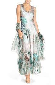 Komarov Corset Back Charmeuse Gown With Shawl Nordstrom Petite Evening Dresses Petite Gowns Casual Wedding Dress