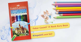 Faber Castell 12 Renk Kuru Boya Kalemi Kitapaktif Com Da 12 Farkli Renk Dayanikli Uc Ozel Dis Koruma Parlak Ve Canli Renkler Kalemtiras Ile Kolay Aci In 2020 Pen