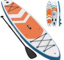 Garvee Inflatable Stand-up Paddle Board, 10.6' x 32'' x 6'', Manual Pump,  Camera Mount, Orange
