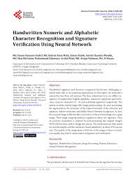 A, b, c, d, e, f, gaston. Pdf Handwritten Numeric And Alphabetic Character Recognition And Signature Verification Using Neural Network