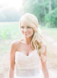 Emily Maynard S Surprise Wedding To Tyler Johnson Side Hairstyles Wedding Hair Side Wedding Hairstyles With Veil