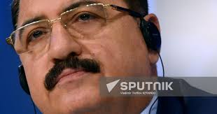 Press conference by ASyrian Russia ambassador Riad Haddad