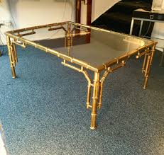 Fer, médium, bois de manguier. Bamboo Coffe Low Table 1970 Paul Bert Serpette