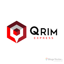 Qrim Express Logo Vector Cdr Vector Logo Express Logo Logos
