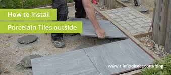 Quality porcelain paving from exterior pavers. How To Install Porcelain Tiles Outside