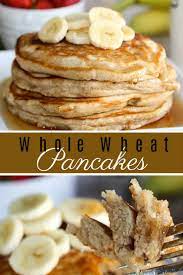 This Is The Best Whole Wheat Pancakes Recipe Delicious And Fluffy With Irresistible Vanilla And Cinn Whole Wheat Pancakes Wheat Pancake Recipe Wheat Pancakes