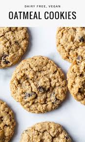 The Best Vegan Oatmeal Cookies Recipe Simply Whisked Recipe In 2020 Vegan Oatmeal Cookies Dairy Free Recipes Best Oatmeal Cookies