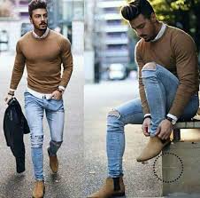 16 Herren Chelsea Stiefel Mit Dem Riemen Stiefel Street Luxury Boots Fur Herren Men Sfashion Herre In 2020 Chelsea Boots Outfit Street Styles Fur Herren Manner Outfit