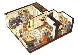 Anime Apartment Room Google Search Isometric Art Pixel Art Environment Concept Art