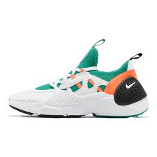 details about nike huarache e d g e txt qs white clear emerald orange men shoes bq5206 100