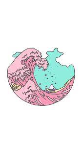 Pink Wave Vaporwave Wallpaper Iphone Wallpaper Art