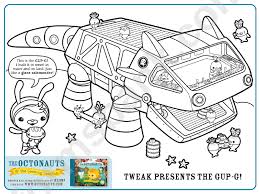 Make a coloring book with octonauts colossal squid for one click. The Octonauts And The Growing Goldfish Coloring Sheet Printable Pdf Download