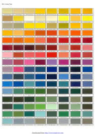 Download Ral Colour Chart 1 For Free Chartstemplate