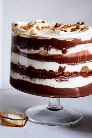 Salted Chocolate Pudding With Whipped Sour Cream Recipe Recipe Salted Chocolate Chocolate Pudding Sour Cream Recipes