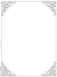 How to insert a nice free frame to microsoft word. Plain Border Templates For Word Page 5 Line 17qq Com