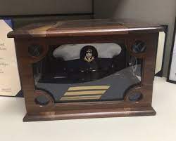 Military Hat Box Custom Made From Walnut With Custom Engravings Military Hat Box Military Box Hat Display Ideas