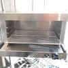 Made of cns (aisi 304).5 height levels.energy controller, control lamp, heating element, connection cable. 1