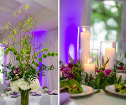 Wedding table decorations with purple theme has always been popular with people all over the globe because this is one tone that accentuates the decor's beauty like no other shade, and there is also one more reason why everyone goes gaga with purple tones. Purple And Green Wedding Decor Beloved Blog