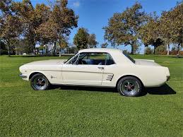 Image result for Wimbledon White 1966 Mustang