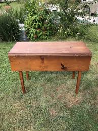 Antique Pine Drop Leaf Table Kitchen Table Circa 1800s Primitive Pine Table By Booboozbazaar On Etsy Drop Leaf Table Pine Table Table