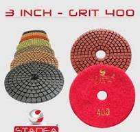Stadea 3" Diamond Polishing Pads Wet For Concrete Marble Stone Polishing