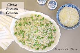 2 cups prepared couscous or whole wheat pasta, optional. Chicken Parmesan Couscous New South Charm