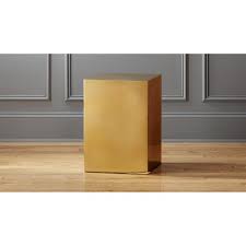 Gold Cube Side Table Cb2 Coffee Table Cube Side Table Modern Side Table Accent Table