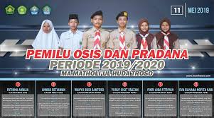 Karena pemilihan ketua osis di sekolah merupakan ajang yang cukup bergengsi. Motto Calon Osis Sketsa