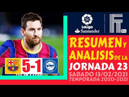 Trabajando cada día por mejorar contenidos. Liga Espanola 2021 Jornada 23 Resumen Y Goles Barcelona Vs Alaves 5 1 Laliga Santander Hoy Youtube