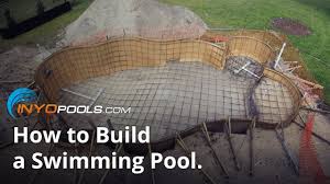 Know the depths and dimensions of this can be done a variety of ways; How To Build A Swimming Pool Youtube