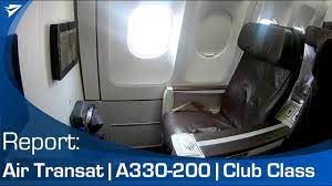 We flew air transat a330 from amsterdam to toronto in club class. Report Air Transat A330 Club Class Youtube