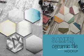 Vol3 Bundle Ceramic Tile Mockup Sm93 In 2020 Ceramic Tiles Psd Mockup Template Digital Artwork